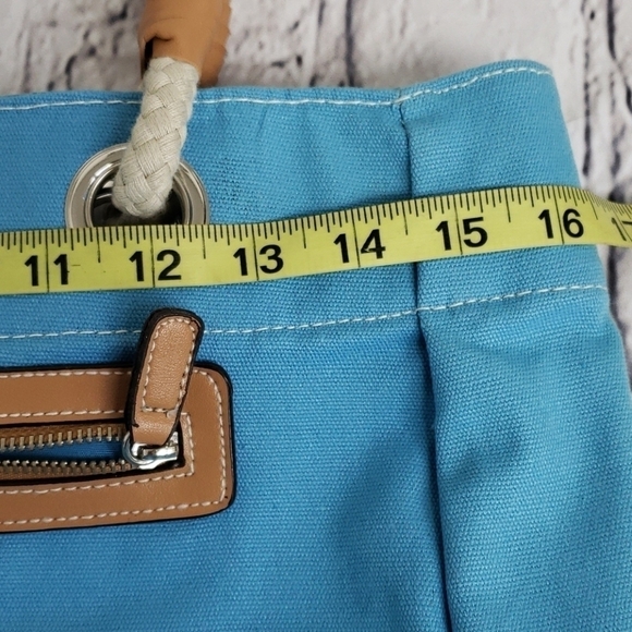 Strada Reversible Canvas Tote NWT Blue or Madra - Picture 11 of 14